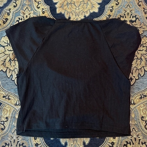 Square neck Black top - Picture 3 of 3